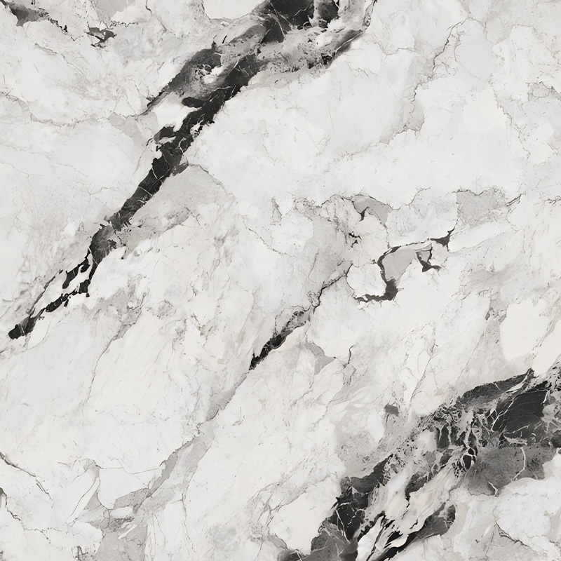 Landschap Wit Patroon Hot Stamping Foil voor UV Marble Lheet